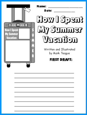 my summer vacation essay for class 1