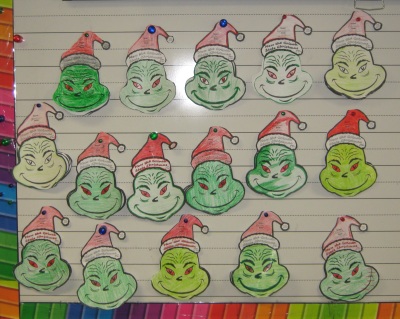 How the Grinch Stole Christmas Classroom Bulletin Board Display Ideas for Dr. Seuss Books