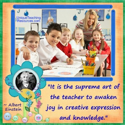 Albert Einstein Teaching Quote - It is the supreme art of the teacher to awaken joy in creative expression and knowledge.
