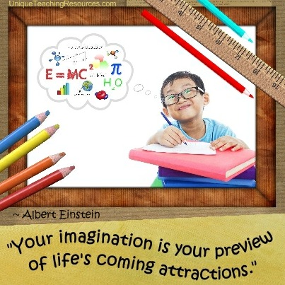 Famous Einstein Quotes - Your imagination is your preview of life's coming attractions.