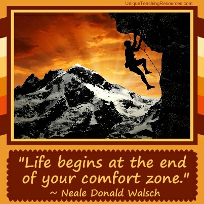 Famous Motivational Quotes - Life begins at the end of your comfort zone.