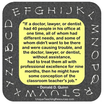 Quotes About Teachers by Donald D. Quinn