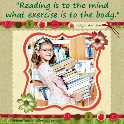 Quotes About Reading - Reading is to the mind what exercise is to the body. Joseph Addison