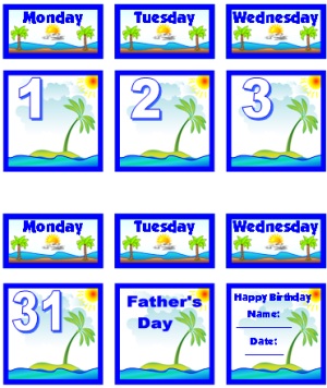 June Printable Calendar