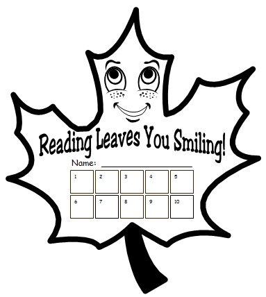 Thanksgiving and Fall Reading Sticker and Incentive Charts