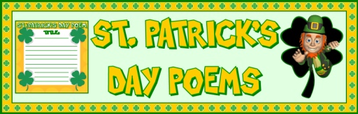 St. Patrick's Day Poetry Bulletin Board Display Banner