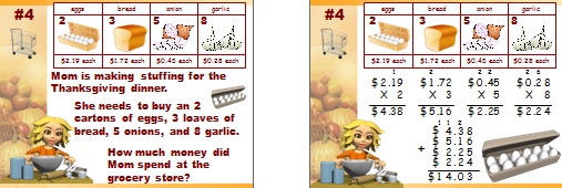 Math Word Problems Powerpoint Presentation for Teacher for Thanksgiving