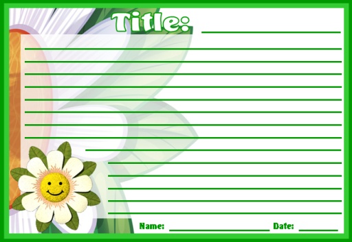 Flower Printable Worksheets for Spring Themes