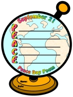 Peace Day Acrostic Poem Globe Templates