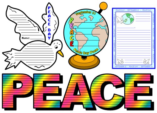 Peace Day Examples and Ideas for Projects for Elementary School Students