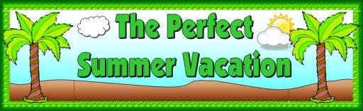 Summer Vacation Bulletin Board Display Banner Printable Worksheets