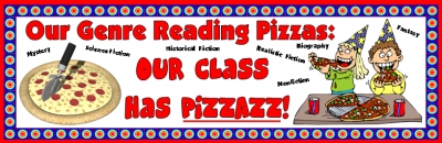 Reading Pizza Shaped Sticker and Incentive Charts