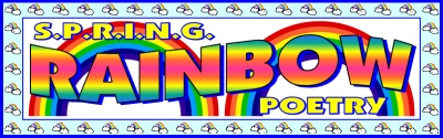 Spring Rainbow Poems Bulletin Board Display Banner