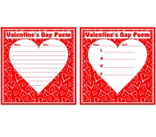 Valentine's Day Poems and Poetry Worksheets