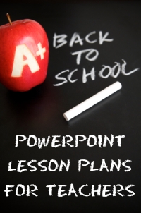 Back To School Powerpoint Lesson Plans for Elementary School Teachers
