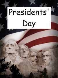 Presidents Day February Lincoln and Washington