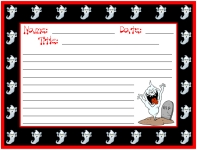 Halloween Ghostly Tales Printable Worksheets for Language Arts