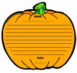 Halloween Pumpkin Patch Printable Worksheets for Language Arts