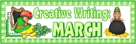 St. Patrick’s Day Creative Writing Bulletin Board Display Banner