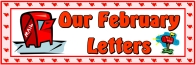 Valentine’s Day February Letters Bulletin Board Display Banner