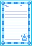 Winter Wonderland Creative Writing Worksheets for Language Arts