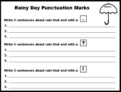 Period, Question Mark, Exclamation Mark Powerpoint Teaching Resources