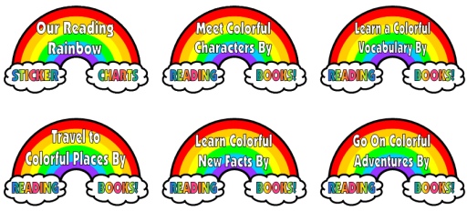 Reading Rainbow Bulletin Board Display Examples and Ideas