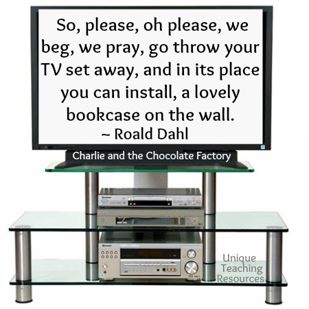Roald Dahl TV and Reading Quote From Charlie and the Chocolate Factory