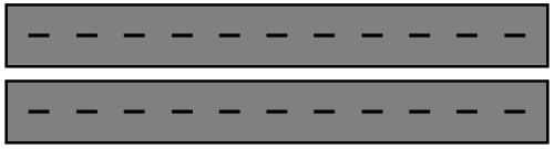 Road for School Bus Bulletin Board