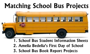 School Bus Theme Fun Projects and Templates for Back to School