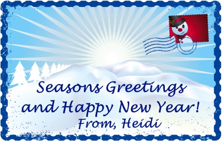 Seasons Greeting from Heidi at Unique Teaching Resources