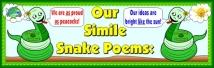 Writing Similes Bulletin Board Display Banner