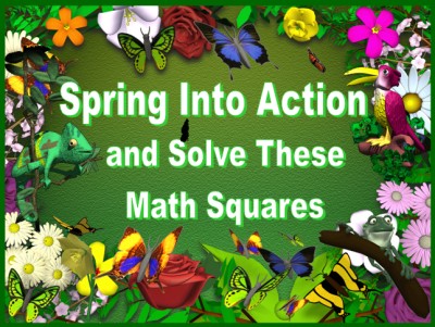 Fun Math Puzzles Spring Powerpoint Lesson Plans