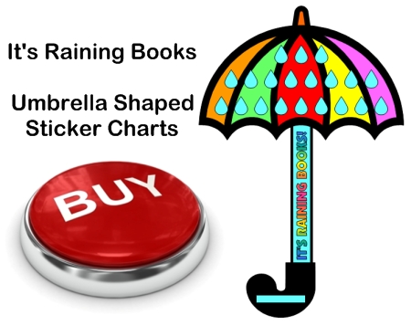 Spring Umbrella Sticker Chart Templates