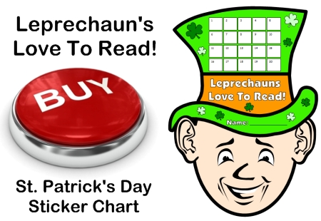 St. Patrick's Day Fun Reading Sticker Chart