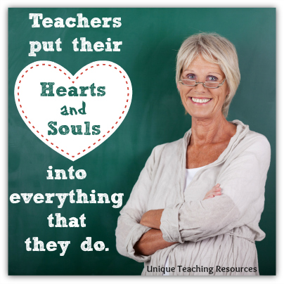 Teacher Appreciation Heart and Soul Quote