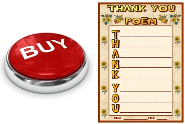 Thanksgiving Thank You Acrostic Poem Buy Now Button