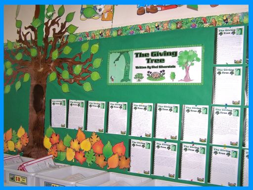 Giving Tree Bulletin Board Display