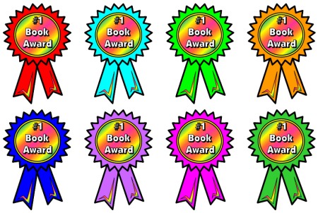 #1 Book Award Reading Book Reports Bulletin Board Display Accent Pieces