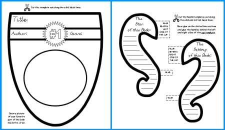 First Place Trophy Book Report Templates