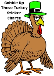 Turkey Sticker Chart