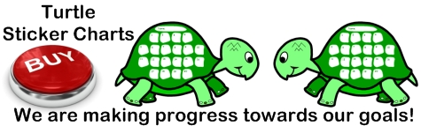 Fun Turtle Sticker Charts and Templates For Kids