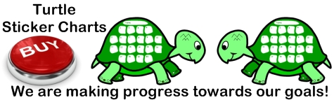 Fun Turtle Sticker Charts and Templates For Kids