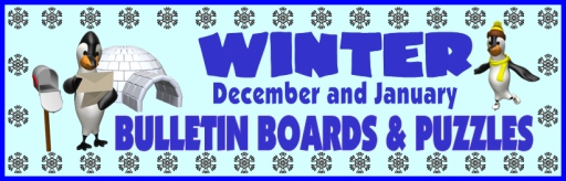 Winter Bulletin Board Displays