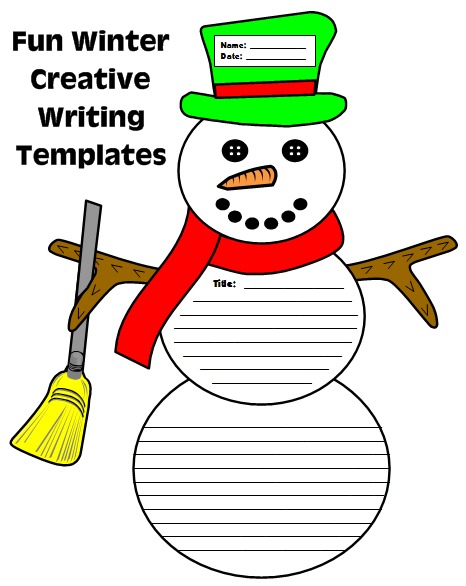 Fun Frosty the Snowman Project and Creative Story Writing Templates
