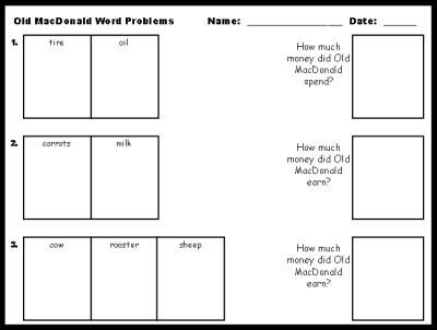 Math Word Problems Powerpoint Lesson Plans Student Worksheets