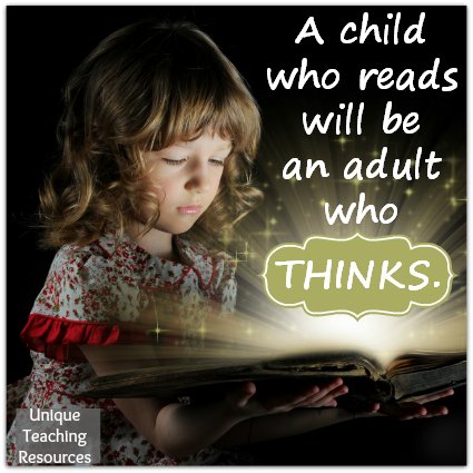 Reading Quote - A child who reads will be an adult who thinks.