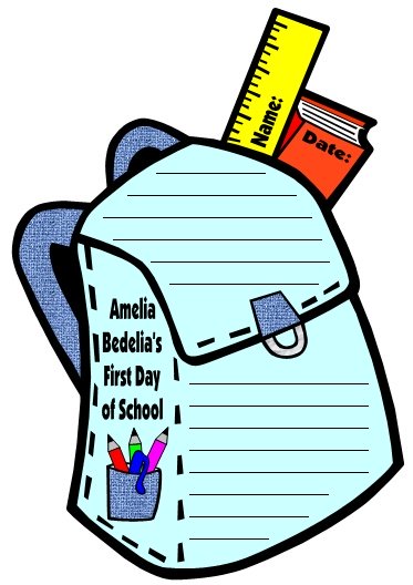 Amelia Bedelia's First Day of School Student Projects and Writing Activities Herman Parish