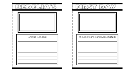 Amelia Bedelia Group Project School Bus Templates and Worksheets
