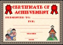 Achievement Awards and Certificates